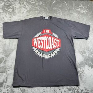 Streetwise‎ Clothing Co Shirt Mens XXL Gray The Westcoast Graffiti Street Art